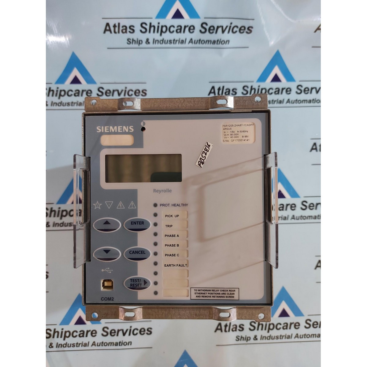 SIEMENS 7SR1205-2HA87-1CA0/FF DIRECTIONAL OVERCURRENT RELAY| Atlas ...