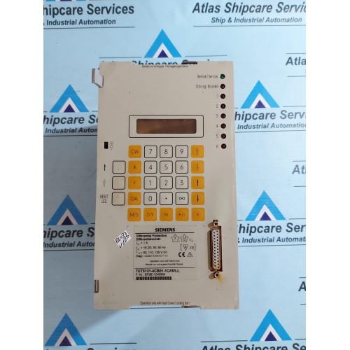 SIEMENS 7UT5131-4CB01-1CA0/LL DIFFERENTIAL PROTECTION RELAY
