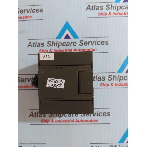 SIEMENS EM 231 CN 6ES7 231-0HC22-0XA8 ANALOG INPUT MODULE