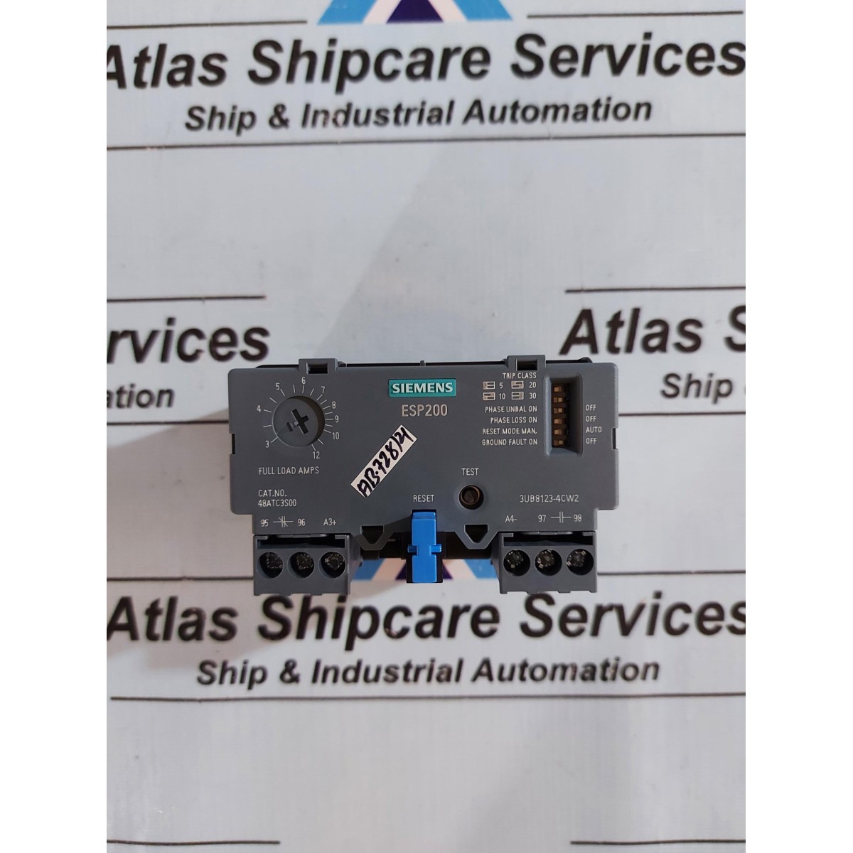 SIEMENS ESP200 SOLID STATE OVERLOAD RELAY 48ATC3S00 Atlas Shipcare