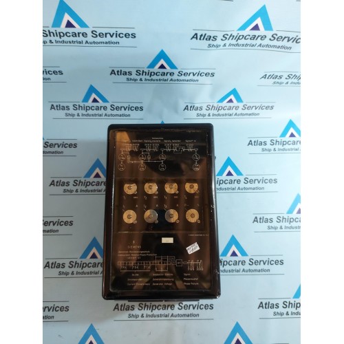 SIEMENS GENOP 21 REVERSE POWER PROTECTION UNIT