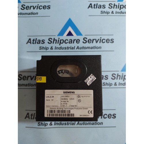 SIEMENS LAL2.25 OIL BURNER CONTROLLER 220-240V~ 50-60Hz 3,5A