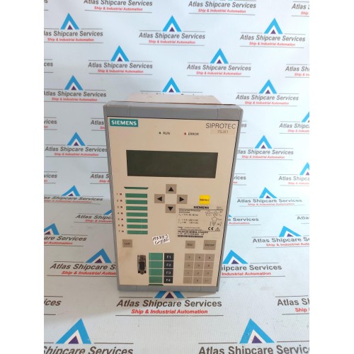 SIEMENS SIPROTEC 7SJ6125-4EB92-1FA0/FF OVERCURRENT PROTECTION AND CONTROL RELAY