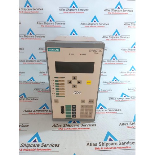 SIEMENS SIPROTEC 7SJ6125-5EB92-1FA0/EE OVERCURRENT PROTECTION ANC CONTROL RELAY