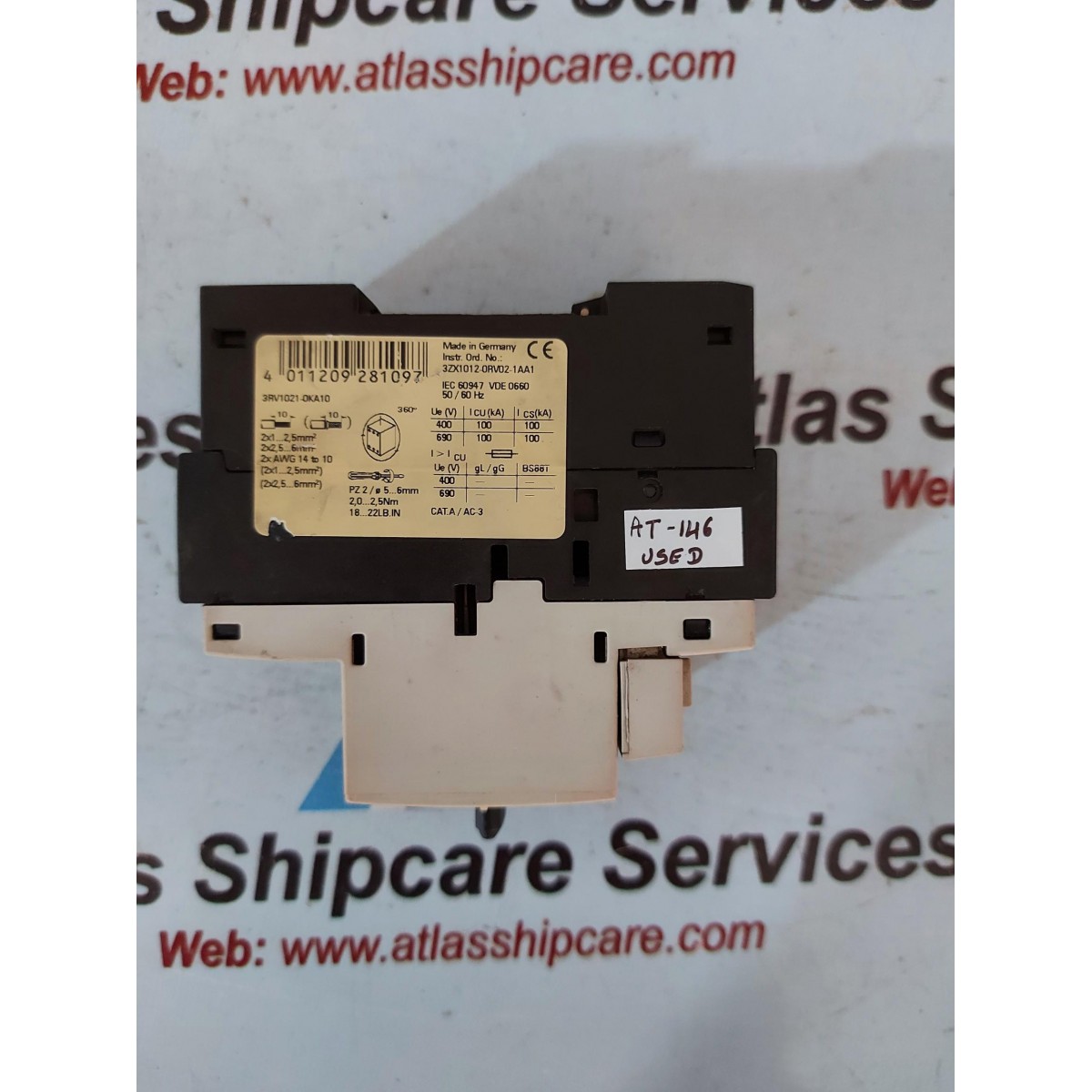 Siemens Sirius R Rv Ka Motor Starter Protector Atlas Shipcare Services