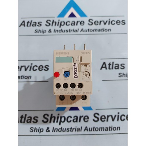 SIEMENS SIRIUS 3RU1126-4AB0 THERMAL OVERLOAD RELAY