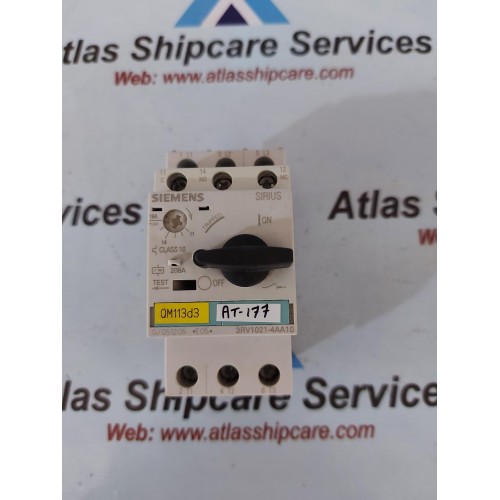 SIEMENS SIRIUS 3RV1021-4AA10 MOTOR CIRCUIT BREAKER