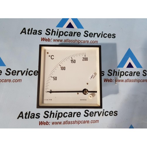 SIEMENS THERMOMETER 0-200'C PT 1000