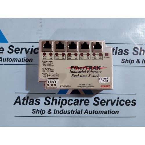 SIXNET ET-GT-5ES-1 INDUSTRIAL ETHERNET REAL-TIME SWITCH