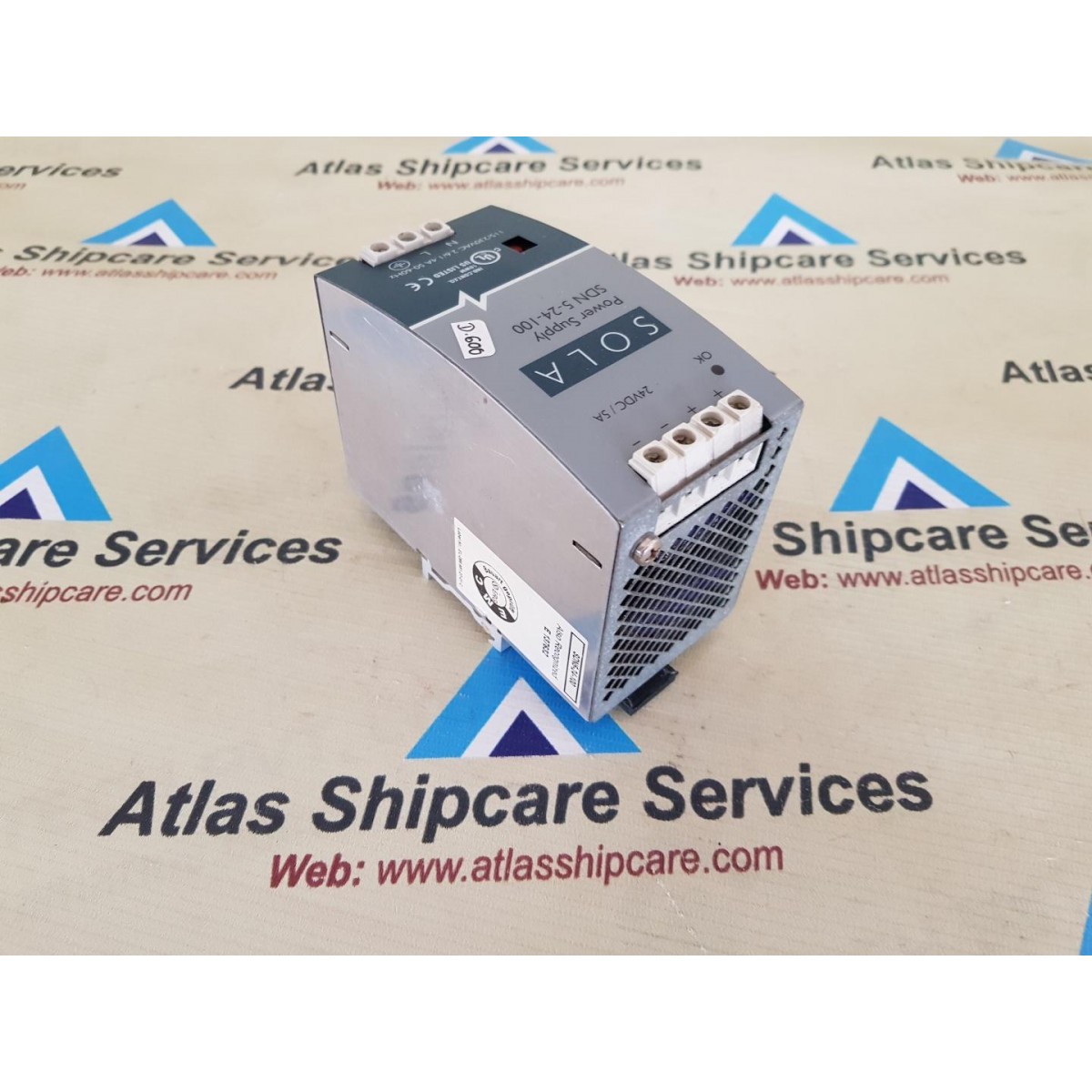 Sola Sdn 5 24 100 Power Supply Atlas Shipcare Services 1989