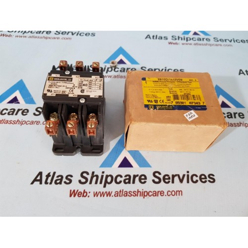 SQUARE D DPA43 3 POLE DEFINITE PURPOSE CONTACTOR