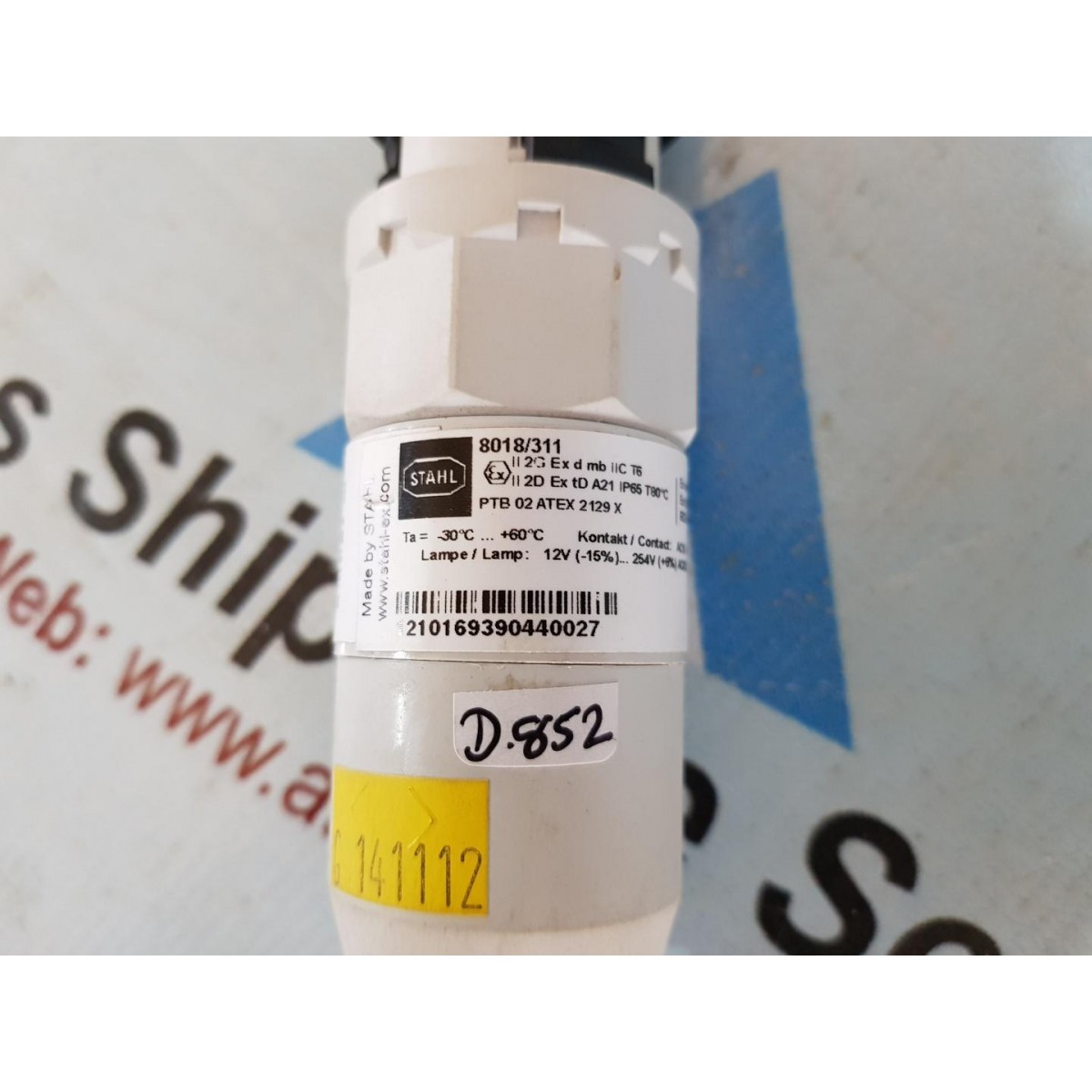 STAHL 8018/311 ILLUMINATED PUSH BUTTON| Atlas Shipcare Services