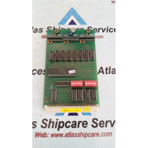 STEIN SOHN E807.1 A ELECRONIC CARD