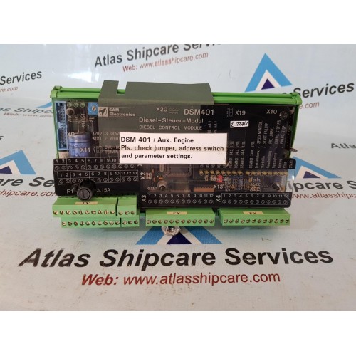 STN ATLAS DSM 401 DIESEL CONTROL MODULE PART.NO : 271.130 437/F