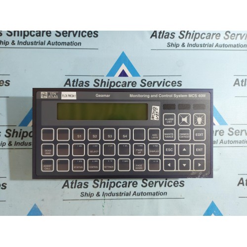 STN ATLAS GEAMAR MONITORING AND CONTROL SYSTEM MCS 40M P/N 271.150.187 B