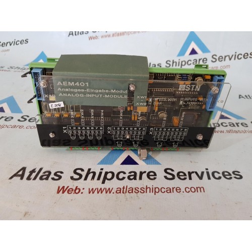 STN SYSTEMTECHNIK AEM 401 ANALOG INPUT MODULE PART.NO : 271.130 434/A