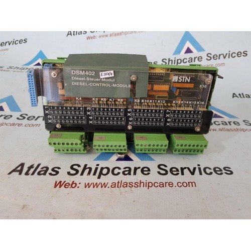 STN SYSTEMTECHNIK DSM 402 DIESEL CONTROL MODULE PART.NO : 271.123 856/A