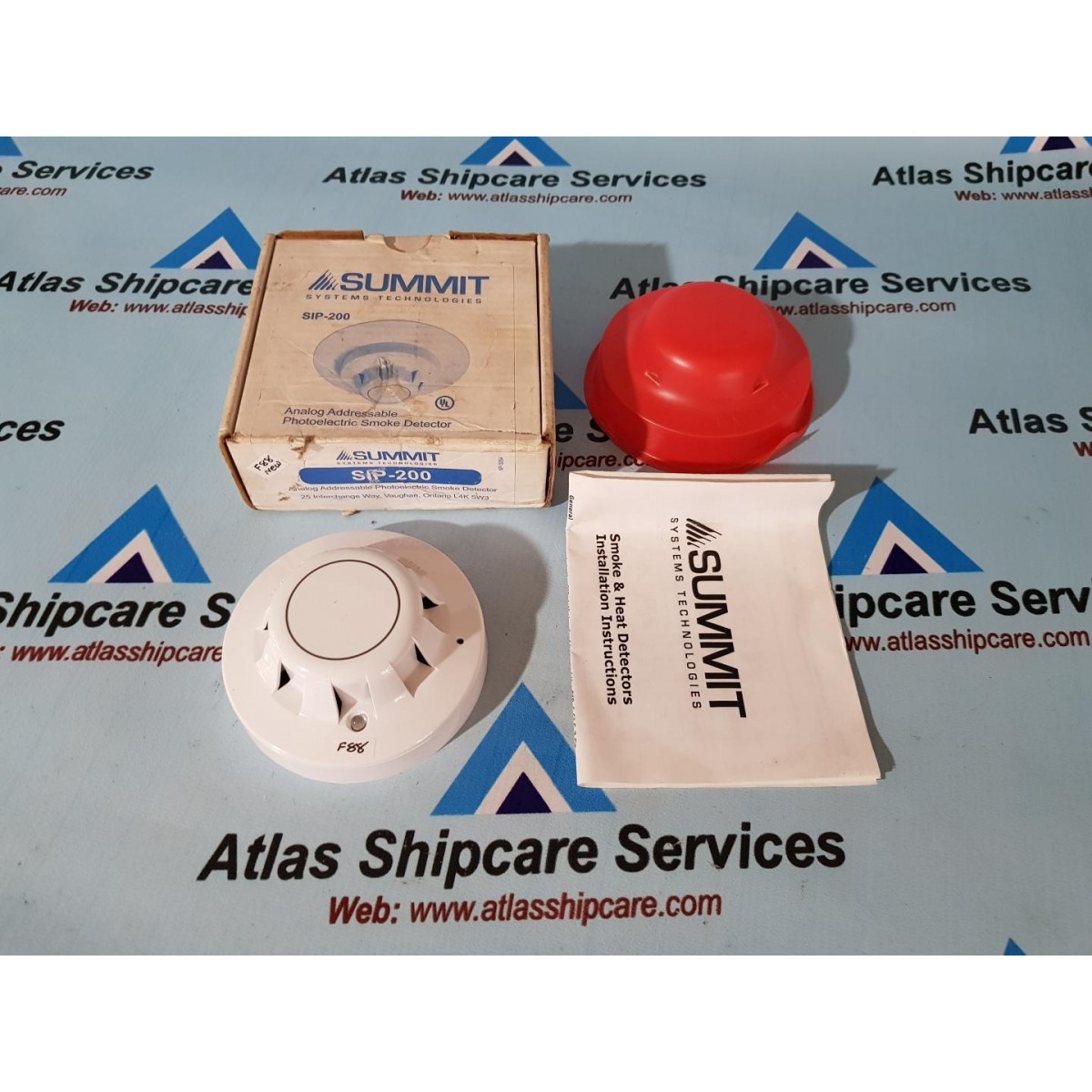 Summit Sip 200 Analog Addressable Photoelectric Smoke Detector Atlas Shipcare Services 9685