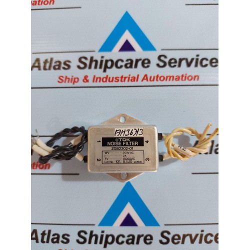 TDK ZGB2202-01 NOISE FILTER 250V AC
