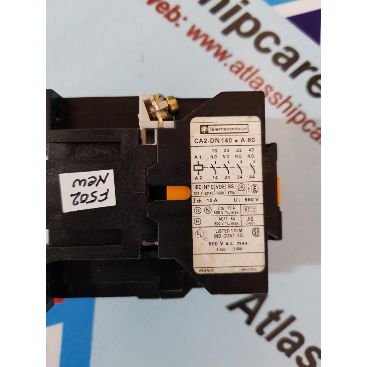 TELEMECANIQUE CA2-DN140 A60 COIL CONTROL RELAY| Atlas Shipcare