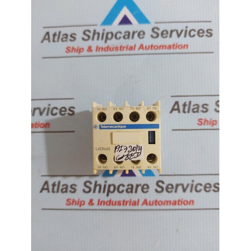 TELEMECANIQUE LADN40 AUXILIARY CONTACT BLOCK 10A 690V
