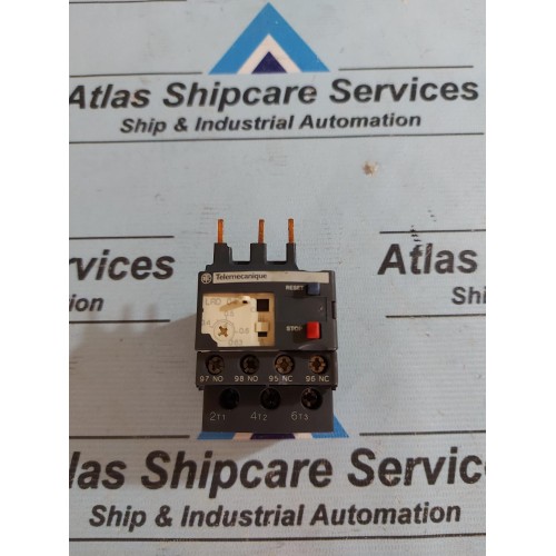TELEMECANIQUE SCHNEIDER LRD04KN 0.4 - 0.63A THERMAL OVERLOAD RELAY