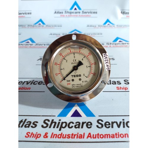 TESS EN 837.1 PRESSURE GAUGE 0 ~ 6 Bar