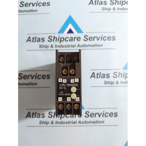 TOYO KEIKI AGS-1E A(RMS)-TRANSDUCER AGS1E