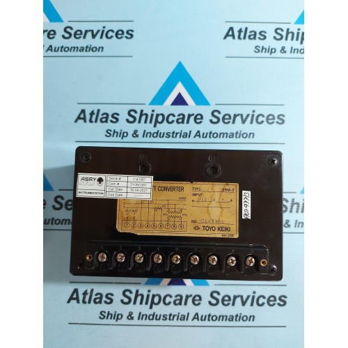 TOYO KEIKI ERM-3 3-PHASE WATT CONVERTER