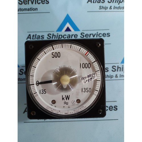TOYO KEIKI EVF-11N ANALOG METER -135 TO +1350kW