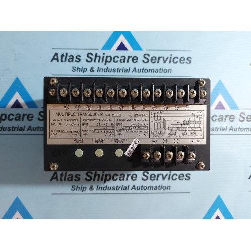 TOYO KEIKI MT-3-1 MULTIPLE TRANSDUCER