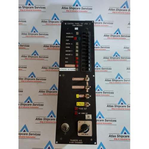 TRANBERG TEF 4708 CONTROL PANEL