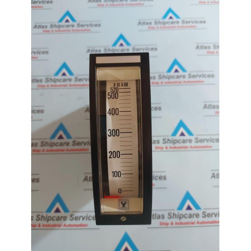 TSURUGA ELECTRIC YME-152V-4XX2 PANEL METER 0-520 Kw