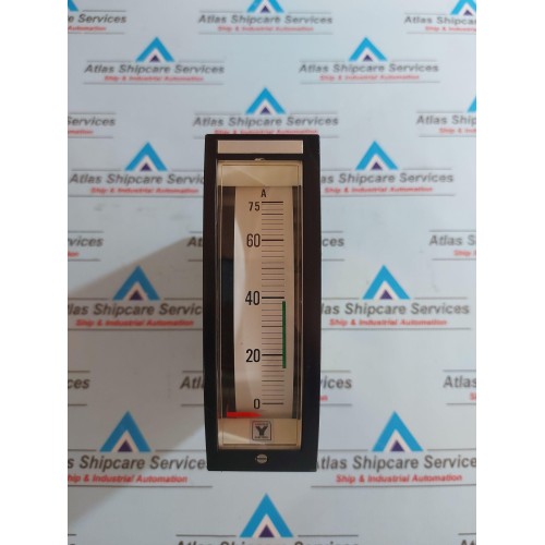 TSURUGA ELECTRIC YME-152V-4XX2 PANEL METER 0-75A