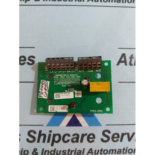 TYCO EPG RIM800 INTERFACE RELAY MODUE PCB-ASSY 125-585-609