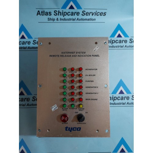 TYCO WATERMIST SYSTEM REMOVE RELEASE AND INDICATION PANEL
