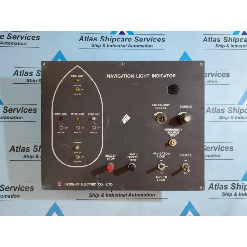 UZUSHIO ELECTRIC 1056 NAVIGATION LIGHT INDICATOR PANEL