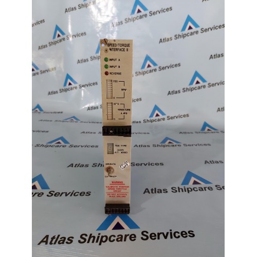 VACO BJ DRILLING SYSTEM 96960 SPEED/TORQUE INTERFACE II PCB CARD