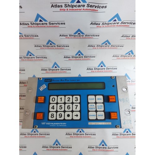 VAF INSTRUMENTS VISCOSITY AND FLOW CONTROL UNIT