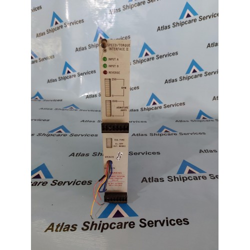 VARCO BJ DRILLING SYSTEM 92960 REV.E SPEED/TORQUE INTERFACE II PCB CARD