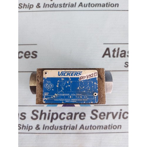 VICKERS DGMPC-3-ABK-BAK-41 PILOT OPERATED CHECK VALVE