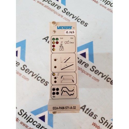 VICKERS EEA-PAM-571-A-32 POWER AMPLIFIER CONTROL BOARD