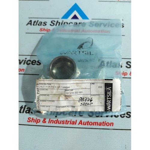 WARTSILA 107.233.322.001 NUT FOR PICK-UP *M80X6