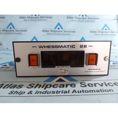 WHESSOE WHESSMATIC 26 READ-OUT UNIT