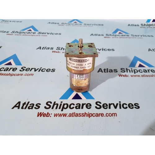 WOODWARD 5484-721 RPM MOTOR 24VDC