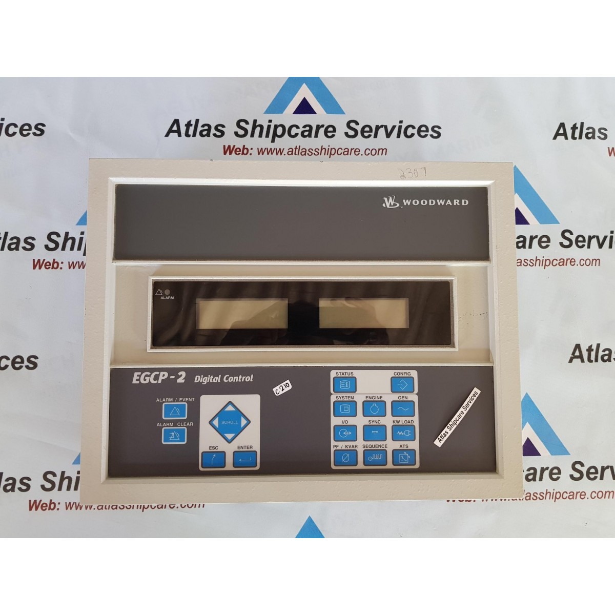 WOODWARD 8406-121 EGCP-2 CONTROL| Atlas Shipcare Services