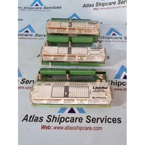 WOODWARD 9905-971 LINKNET 16 CHANNEL DISCRETE INPUT