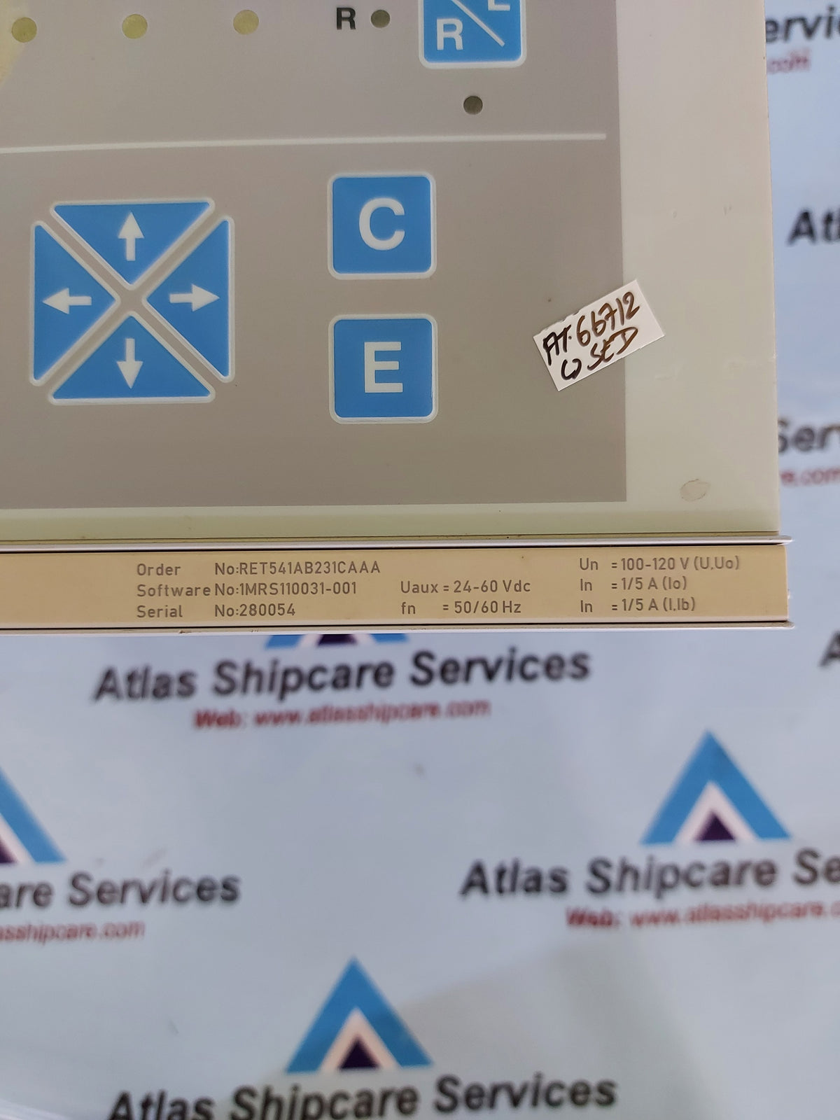 ABB RET541 TRANSFORMER TERMINAL