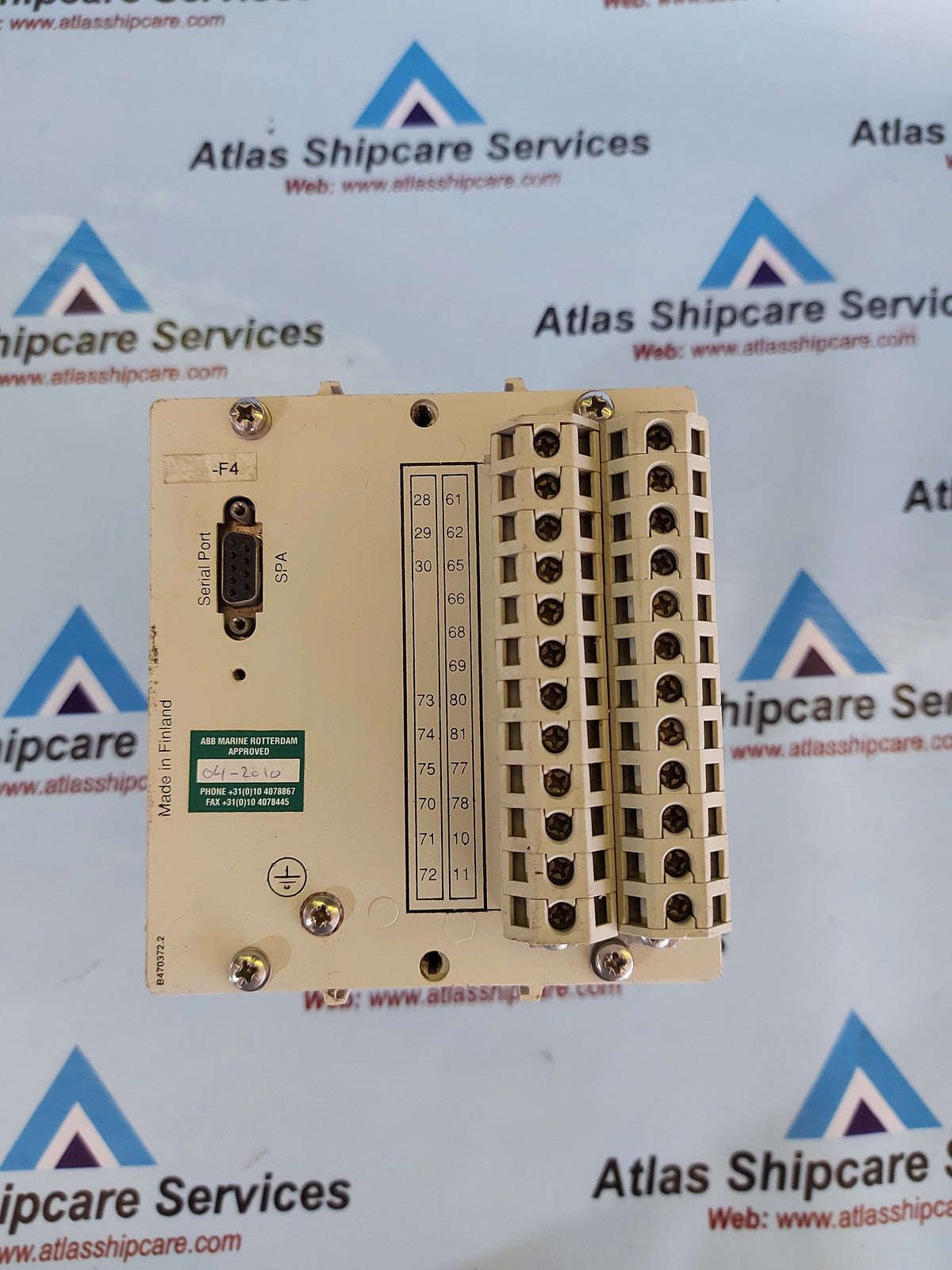 ABB SPAU 110 C RESIDUAL OVERVOLTAGE RELAY