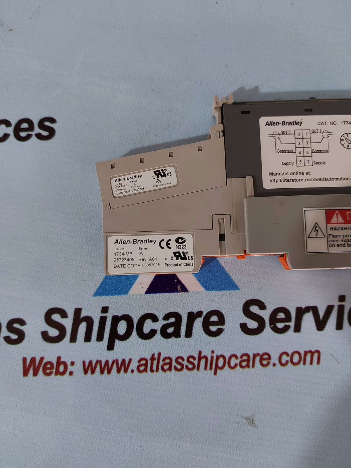 ALLEN-BRADLEY 1734-0E2V POINT I/O ANALOG VOLTAGE OUTPUT MODULE